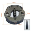 embrayage en métal pour moteur de débroussailleuse cg430 43cc 49cc 52cc, accessoires