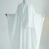 ensemble abaya en coton et lin pour ramadan eid, tiens imar, ensembles musulmans de dubaï, robe hijab, caftan marocain, vêtements éducatifs pour femmes