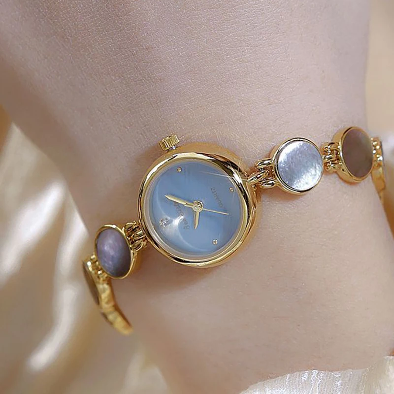 femmes bracelet montre 2025 nouveauté pour dames montre bracelet or créatif élégant mode dropshpping femme horloge femmes montre