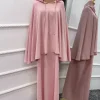 robe longue à capuche pour femme musulmane, vêtement de prière, abaya, niqab, jilbab islamique, tiens imar, ramadan, ensemble 2 pièces
