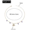 collier élégant en cristal mauvais œil pour femmes et filles, bijoux cadeaux de fête, festival