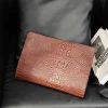 pochette en cuir pu crocodile pour hommes et femmes, sac à main décontracté, sac enveloppe d'affaires, sacs ipad, mode de luxe
