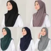 Maillot islamique musulman Modal Hijab écharpe instantanée Hijabs foulards pour femmes longues foulards tête enveloppement châle Bonnet Hijabe Femme
