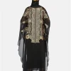 abaya robe africaine en mousseline de soie, grande taille, style ethnique traditionnel, paillettes, printemps, 2023
