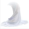 nouvelles filles musulmanes hijab enfant mode perceuse chaude turban couleur unie islamique enfants écharpe casquette khimar joueur écharpe