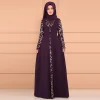 robe longue musulmane pour femmes, abaya arabe marocaine, imprimé ramadan, dubaï, turquie, islam, kaftan, 2022
