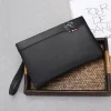 marque de luxe hommes d'affaires portefeuille en cuir homme pochette pièces de monnaie poche sac à main enveloppe décontractée longs portefeuilles sac à main de luxe pour téléphone