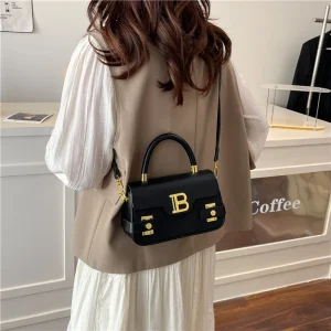 Sac fourre-tout chic pour femme, messager à bandoulière haut de gamme avec finition vintage texturée