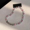 Bracelet en Zircon pour femmes, Bracelets Flash de luxe à la mode pour femmes