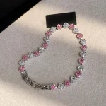 Bracelet en Zircon pour femmes, Bracelets Flash de luxe à la mode pour femmes