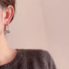 boucles d'oreilles délicates et élégantes pour femmes, bijoux tendance, cadeaux de fête, accessoires de personnalité géométrique qd275