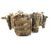 sac de taille extérieur, ensemble de ceintures tactiques, sac d'accessoires de ceinture molle multifonctionnel, joint de taille combiné