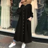 abayas musulmanes pour femmes, vêtements arabes vintage de dubaï, robes chaudes, robe caftan, kimono féminin, élégant, musulman, islam