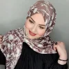 hijab femme musulman ramadan abaya femme islam foulard musulmane pour femme bonnet soie de medine robe abaya en soie noire pour femmes musulmanes, écharpe en jersey, hijab, turban instantané, mode islamique