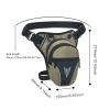 sac banane multifonctionnel pour hommes, ceinture d'équitation, sac de cuisse de vélo de course, sac de taille de hanche de moto, sports de plein air, multi poches