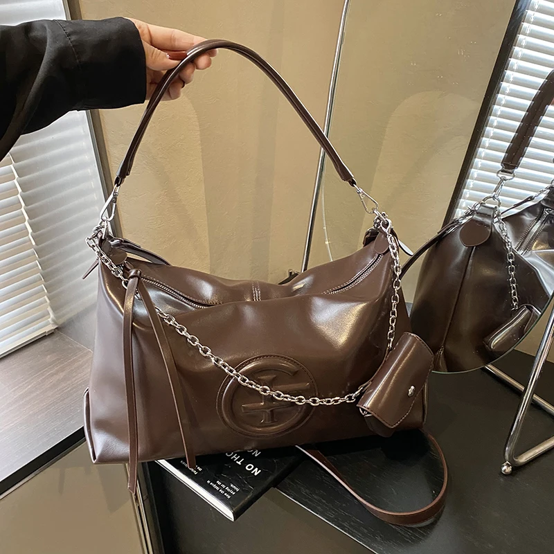 Sac à main en cuir pour femmes, marque de luxe de styliste célèbre, sac à bandoulière élégant classique populaire pour dames