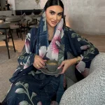 Sisakia dubaï imprimé fleuri ouvert Abaya Caftan Marocain Femme Hijab vêtements femmes