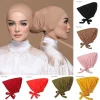 doux modal réglable sous écharpe casquette coton musulman intérieur hijab extensible foulard bonnet islam sous hijab femme bandeau