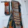 winyi abaya pour femmes musulmanes, robe africaine dubaï, col ras du cou, kaftan imprimé, robe maxi élégante