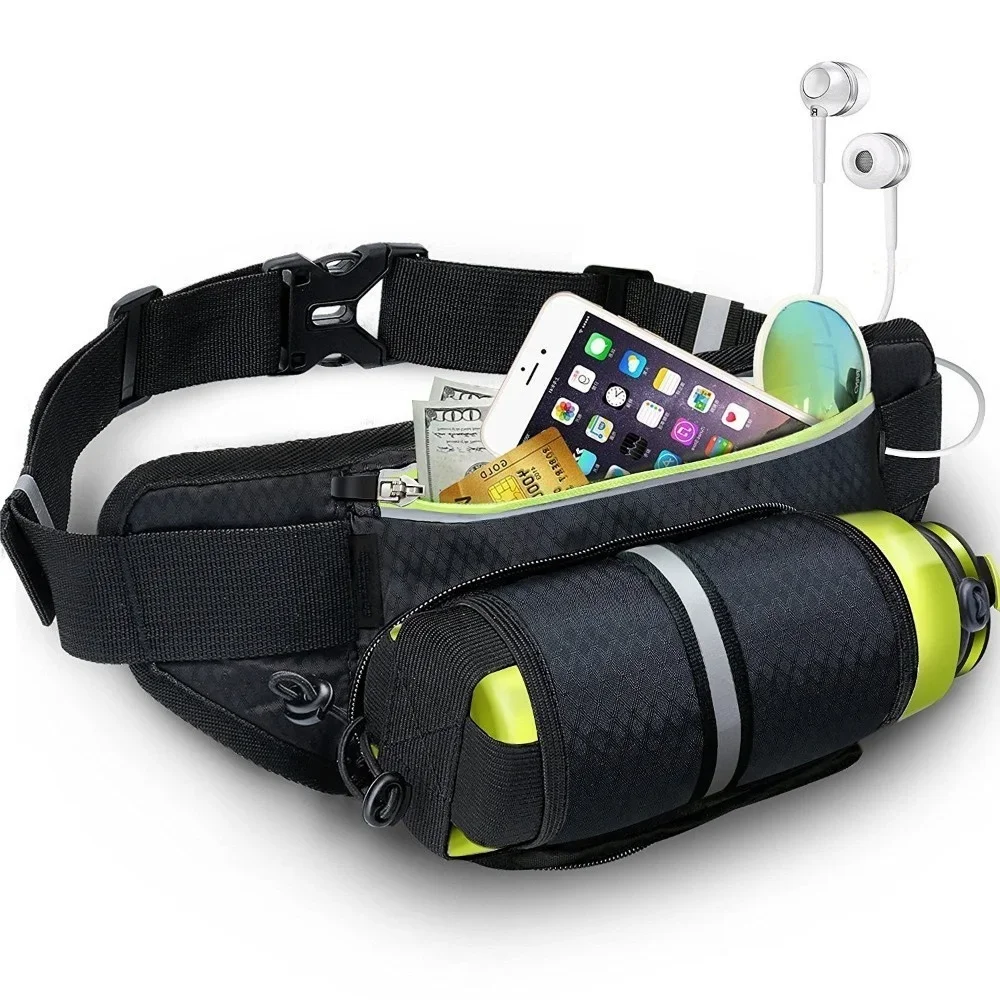 Sport Trail course ceinture taille sac hydratation Jogging pochette bouteille d’eau Fanny Pack hommes femmes gymnastique Fitness cyclisme argent ceinture sacs Sport Trail course ceinture taille sac hydratation Jogging pochette bouteille d’eau Fanny Pack hommes femmes gymnastique Fitness cyclisme argent ceinture sacs