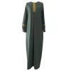 abayas imprimé style ethnique musulman, grande taille, robes de dubaï pour femmes 4xl 5xl, manches longues, ample, décontractée, mode ramadan