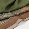 foulard de cheveux imprimé en soie de luxe pour femmes, foulard floral, cravate de cou, poignet, châle, enveloppe de tête, hijab, bandana, accessoire de sac