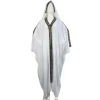 abaya marocain caftan dubaï robe maxi à capuche manches chauve souris farasha caftan femmes musulmanes africain ouvert kimono boubou robes de soirée