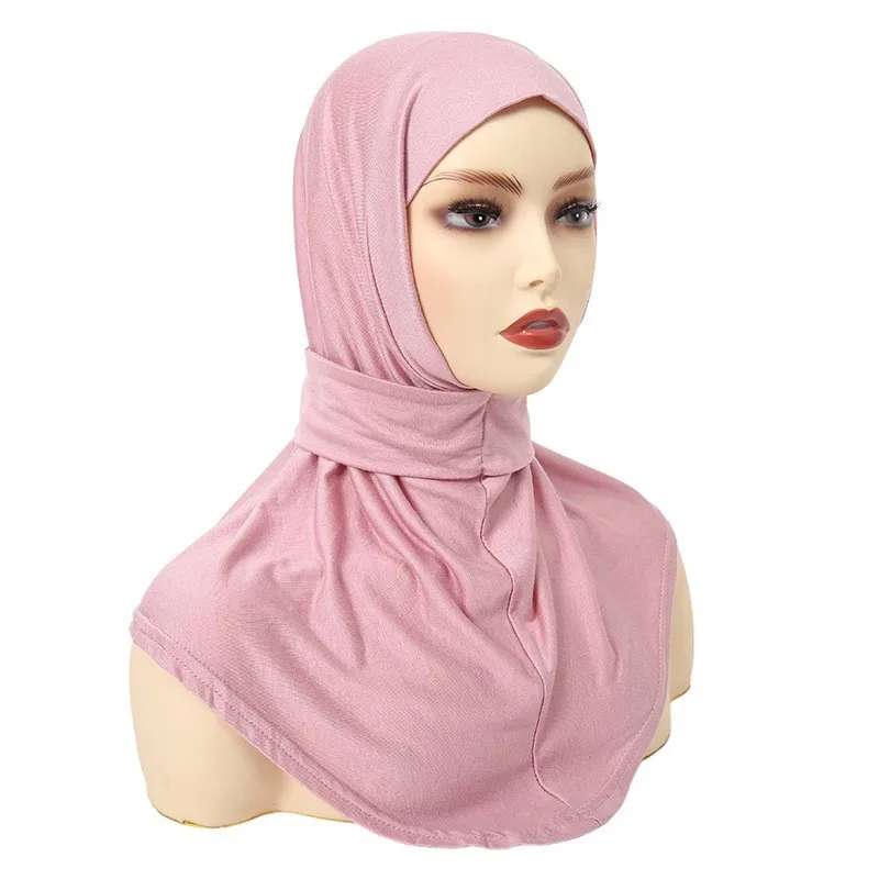 classique islam femmes prêt à porter snap fastener hijabs pour femme couverture complète bandeau écharpe turban casquettes turbante mujer