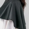 cape de salon de coiffure imperméable, couverture de coupe de cheveux courts, tablier de coiffure réglable, équipement de salon, cape de barbier noire pour salon de maison