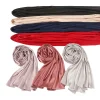 foulard hijab en satin de soie pour femmes musulmanes, voile, châles, médias islamiques, foulard en soie, mode musulmane, vêtements islamiques, ramadan