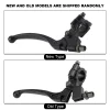 1 pièces 22mm poignée de levier d'embrayage pliante avec perche poignées de motos remplacement pour 50cc 125cc dirt pit bike