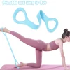 8 bandes de résistance pour entraînement physique, bras, dos, épaules, exercice, bande d'entraînement élastique, équipement de yoga, pilates