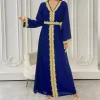 nouveau arabe marocain robe musulmane abaya femmes broderie maxi abayas dubaï turquie islam caftan longue musulmane robes largos 2025