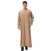 vêtements musulmans islamiques pour hommes, jubba thobe, kimono à fermeture éclair, robe longue, abaya, caftan, islam, dubaï, arabe