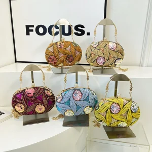 Pochette de soirée pour femmes, nouveau Style chinois, paillettes, sac à main perlé brillant, sac à main pour fête de mariage