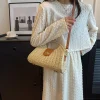 femmes sacs à bandoulière été tissé coquille femme vacances sac fourre tout à la main mode décontracté simple élégant dame sac de paille