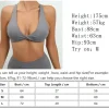soutien gorge de sport push up haut de sport femme vêtements de sport pour femmes rembourrage haut de yoga vêtements d'entraînement jaune rose rouge blanc bleu marine noir
