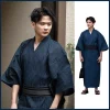 Kimono Samouraï Traditionnel Japonais pour Homme, Robe de Bain, Style Hekoobi adt, Vêtement de Sauna, Longue Ceinture, en Coton