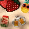 patchs brodés pour vêtements, avocat, fruit, fleur, canne, enfants mignons, fer sur vestes naszywki thermocollant, créateur mochila, bricolage
