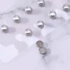 e0bf – clip magnétique pour hijab, placage métallique solide, broche hijab sûre, accessoire broches sans trou, aimant