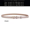 ceinture en cuir véritable pour femmes, mode décontractée, simple, tout assorti, décoration, pantalon en cuir de vache, petite ceinture pour jeans blancs