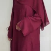 abaya musulman femmes robe solide arc jalabiya eid 2025 ramadan marocain islam robes largos arabe longue robe dubaï abayas caftan