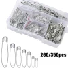 Épingle de sûreté 260 pièces, différentes tailles pour répondre à une variété de besoins, épingle de sûreté argentée, épingle de sûreté pour vêtements tranchants, kit de couture
