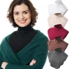 Faux col en Modal pour femmes musulmanes, Extensions de Hijab islamique, col roulé, couverture de cou haut, demi-haut plus chaud, écharpe Hijab, enveloppe courte Faux col en Modal pour femmes musulmanes, Extensions de Hijab islamique, col roulé, couverture de cou haut, demi-haut plus chaud, écharpe Hijab, enveloppe courte