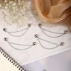 clips magnétiques 4 pièces, clips à boutons magnétiques multifonctions, épingles à vêtements magnétiques sans broche, accessoires pour vêtements pour robes de jupe