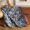 foulard en soie pour femmes, nouvelle mode printemps et été 2021, haut de gamme, sens rétro, petit foulard carré, accessoires