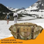 Sac banane de haute qualité pour Sports de plein air, pochette de taille, sacs de ceinture polyvalents pour Camping randonnée voyage course à pied pêche