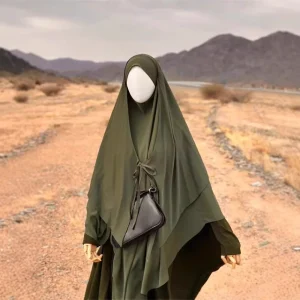 Khimar Hijab deux couches voile islamique pour les femmes dubaï dinde foulard musulman écharpe châle vêtements de prière Ramadan coiffure Niqab