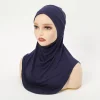 femmes musulmanes jersey sous écharpe voile couvre chef musulman foulard intérieur chapeau hijab chimio casquettes islam ninja écharpe os bonnet