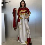 WINYI robe traditionnelle africaine musulmane pour femme abaya dubaï caftan de luxe robe de soirée élégante robe Maxi longueur couvertures de plage